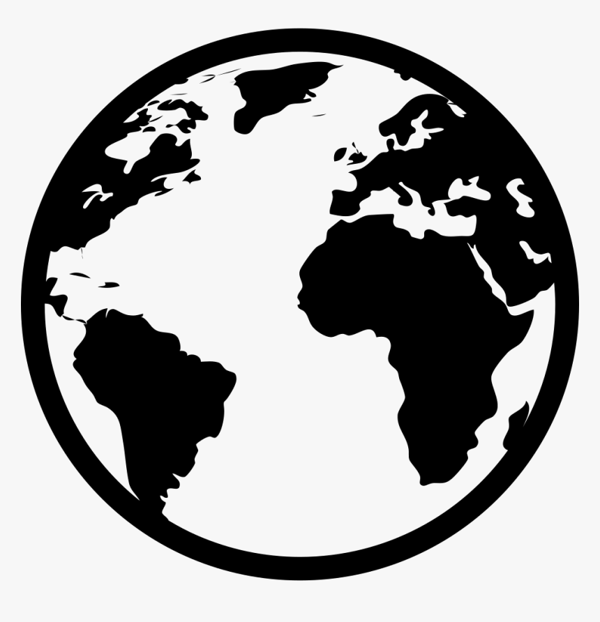 world outline circle