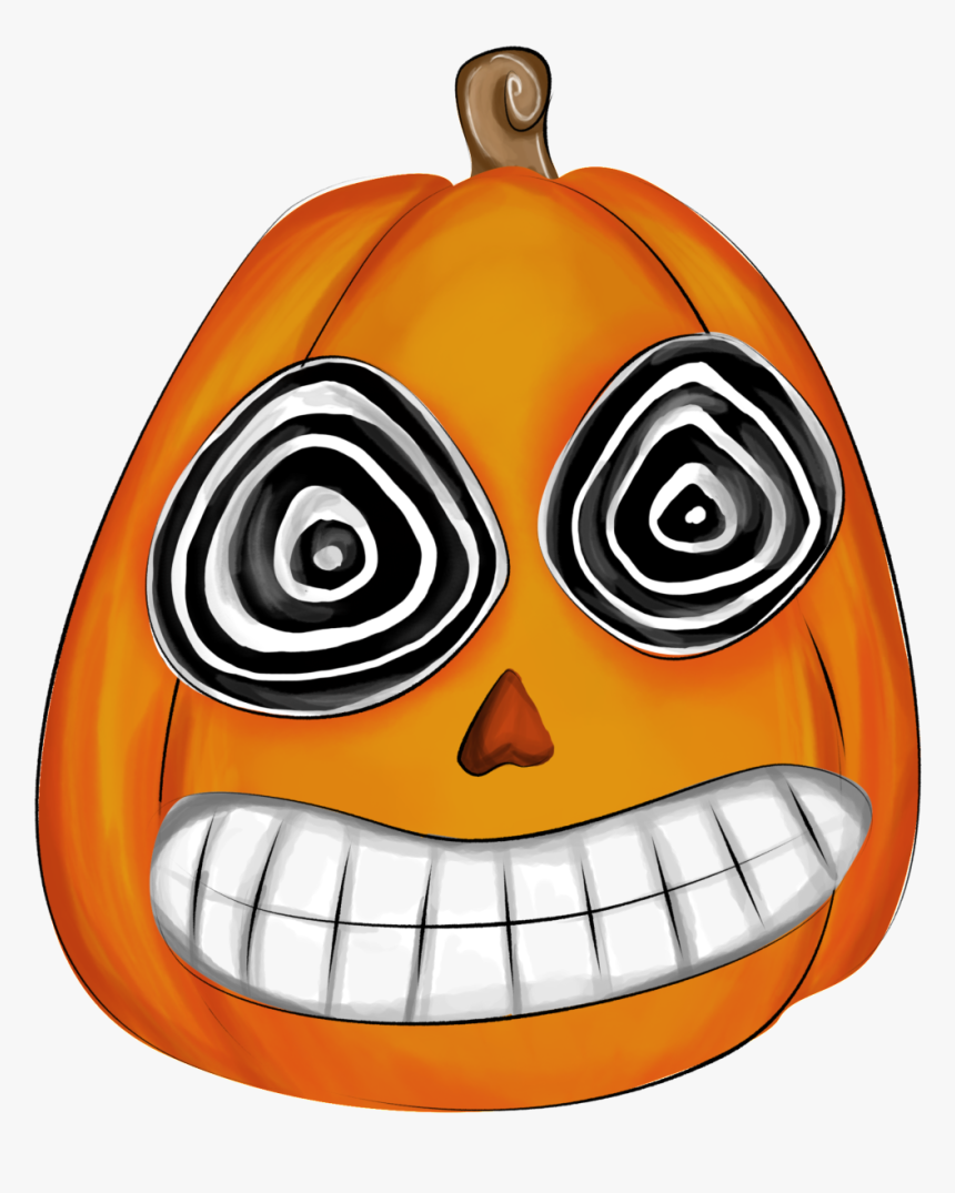 Orange Pumpkin Watercolor Hand Drawn Transparent - Cartoon, HD Png Download, Free Download