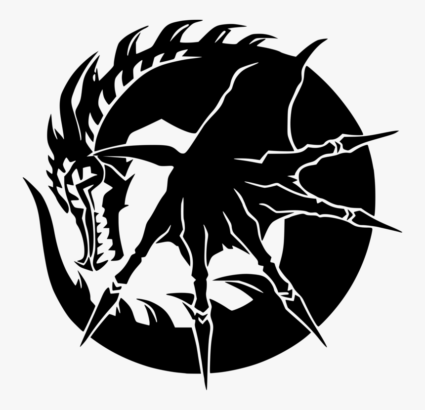 Transparent Goku Clipart - Dark Dragon Logo Png, Png Download, Free Download