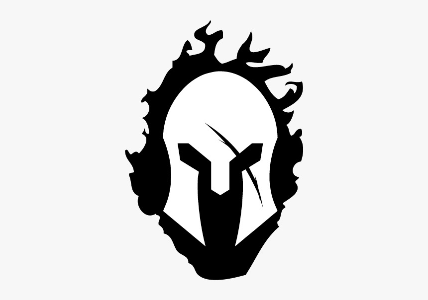 With Flames Decal Ms - Spartan Helmet Logo Png, Transparent Png, Free Download