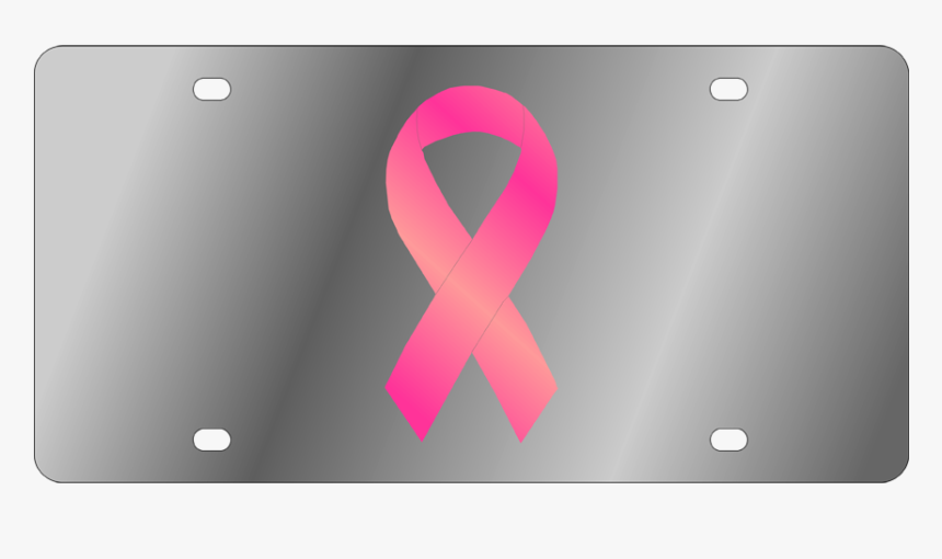 Pink Ribbon License Plate, HD Png Download, Free Download
