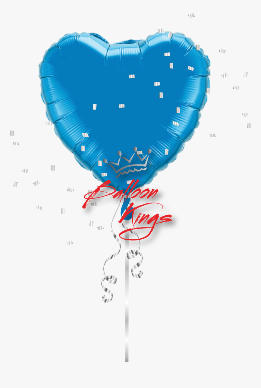 Sapphire Blue Heart - Heart Balloon Bouquet, HD Png Download, Free Download