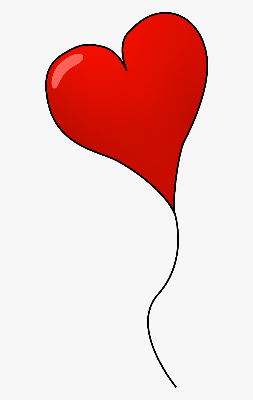 Clip Art Balloon Heart Png, Transparent Png, Free Download