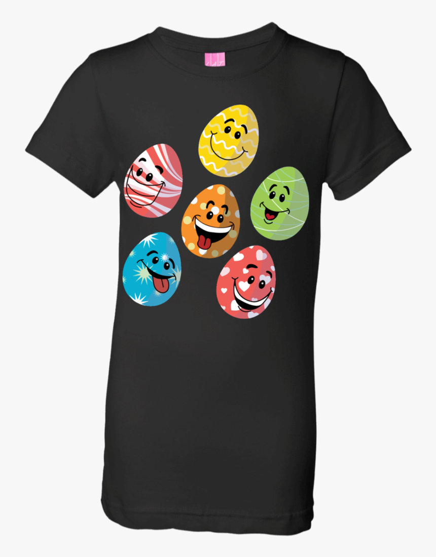 Easter Emoji Cute Eggs Faces Happy Easter Day Funny - T-shirt, HD Png Download, Free Download