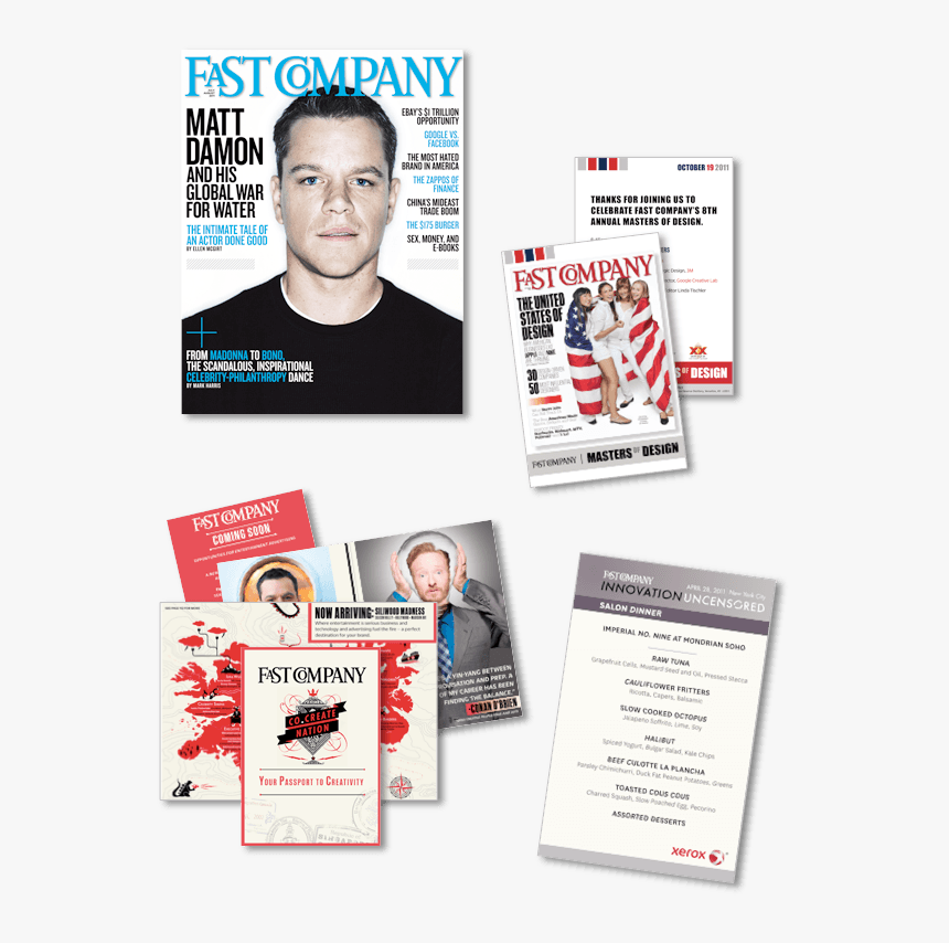 Digital Print Samples - Fast Company, HD Png Download, Free Download