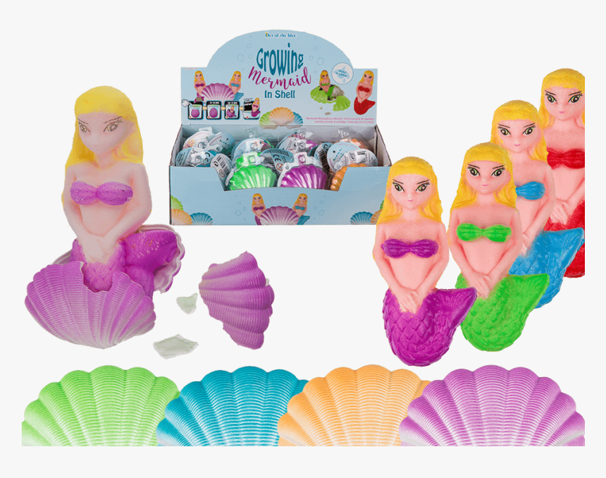 Growing Mermaid In Shell, HD Png Download, Free Download