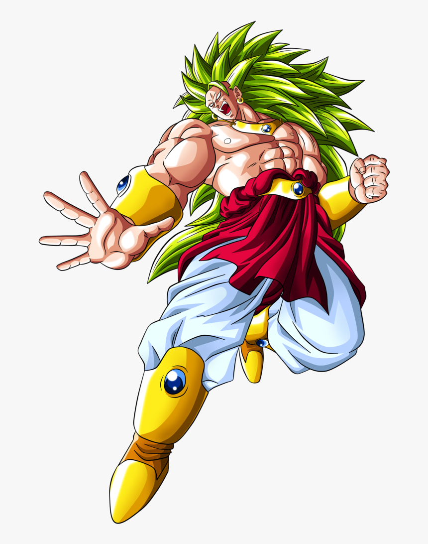 Vector Freeuse Library Broly Transparent Kakarot - Broly Super Sayajin 3, HD Png Download, Free Download