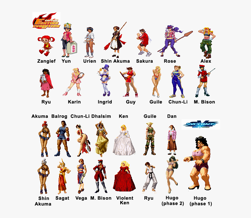 Capcom Fighting Evolution, HD Png Download, Free Download