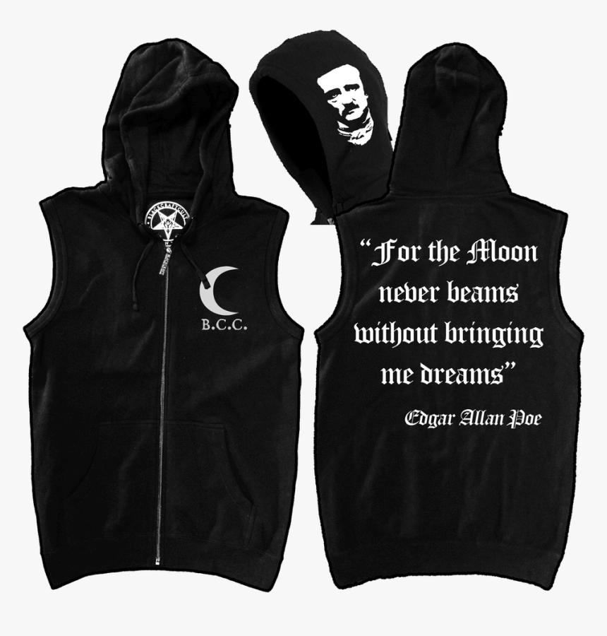 Edgar Allan Poe - Black Craft Cult Vest, HD Png Download, Free Download