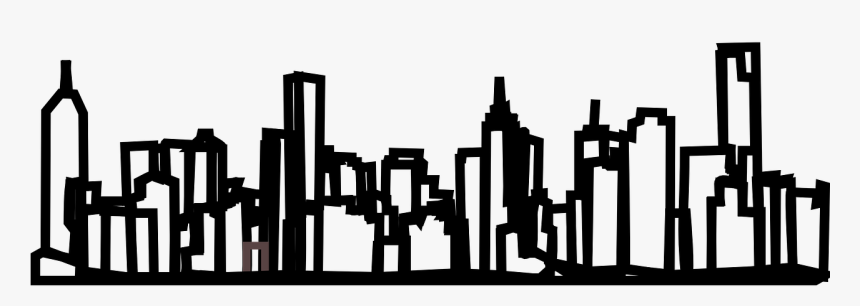 Skyline Drawing Png, Transparent Png, Free Download