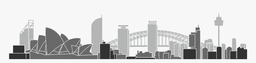 Skyline Transparent City Sketch - Sydney Png, Png Download, Free Download