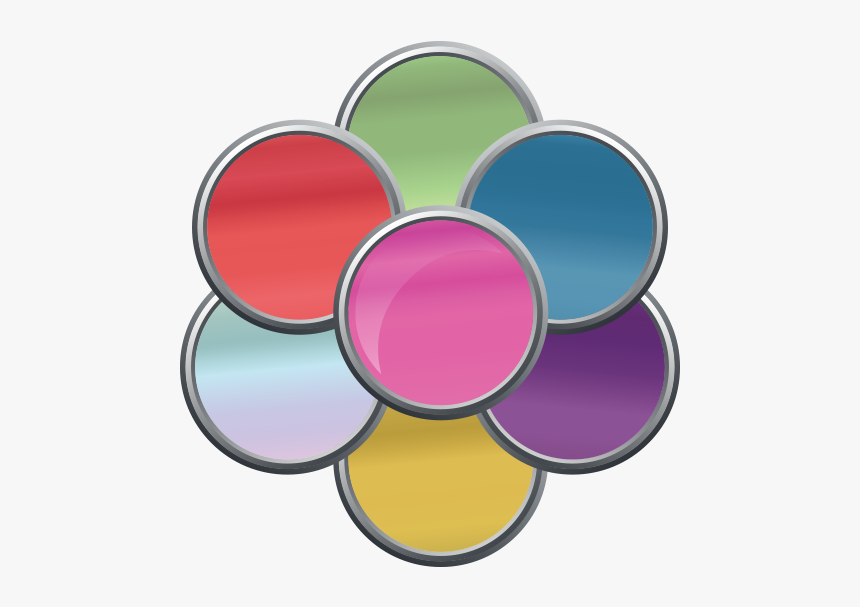 An Icon Depicting The Various Coloured Cores Available - Circle, HD Png Download, Free Download