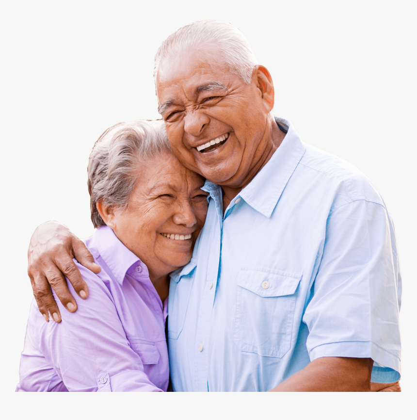 Senior Couple Png - Geriatric Patients Smiling, Transparent Png, Free Download