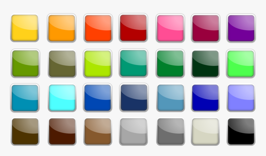 Free Square Button Icon, HD Png Download - kindpng