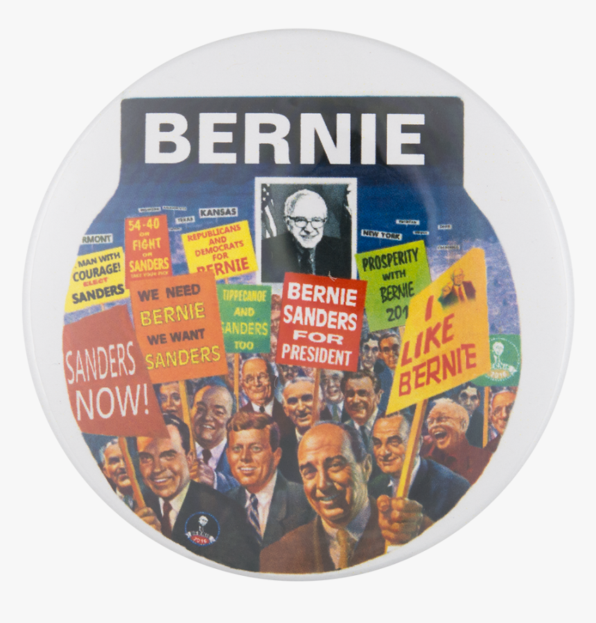 Bernie For President Political Button Museum - Circle, HD Png Download, Free Download