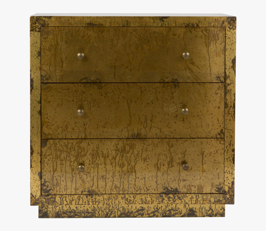 Gold Leaf Design Group Cladded Brass Chest - Plank, HD Png Download, Free Download