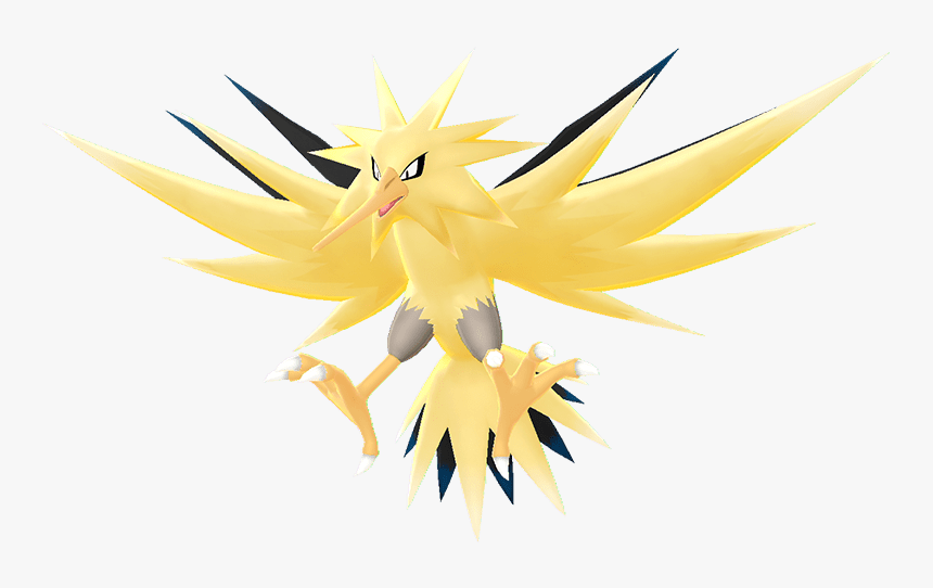 In-game Models - Zapdos Png, Transparent Png, Free Download