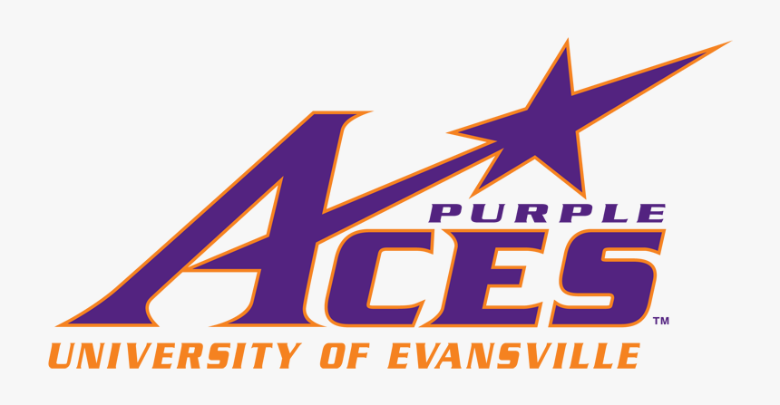 Aces Logo - Evansville Purple Aces Logo, HD Png Download, Free Download