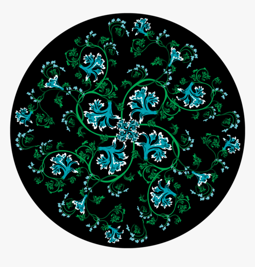 Apollo Design 1177 Carnation Twirl Glass Pattern - Circle, HD Png Download, Free Download