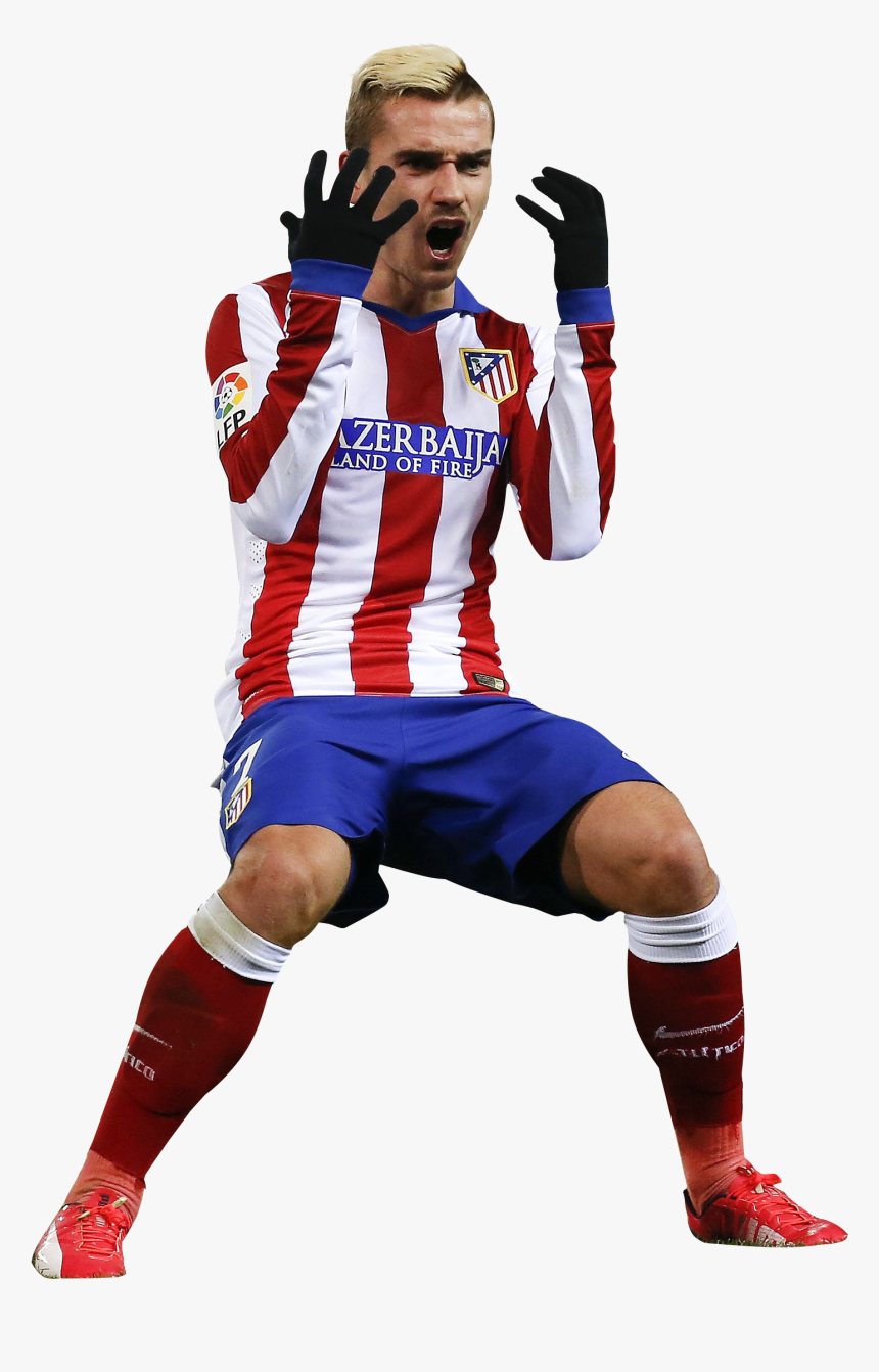 Antoine Griezmann Render - Atletico Madrid Griezmann Png, Transparent Png, Free Download