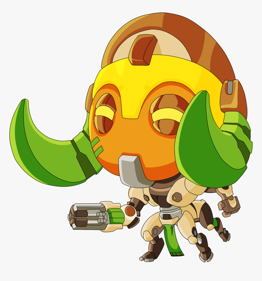 Overwatch League Cute Sprays Clipart , Png Download - Overwatch Orisa Cute Spray, Transparent Png, Free Download