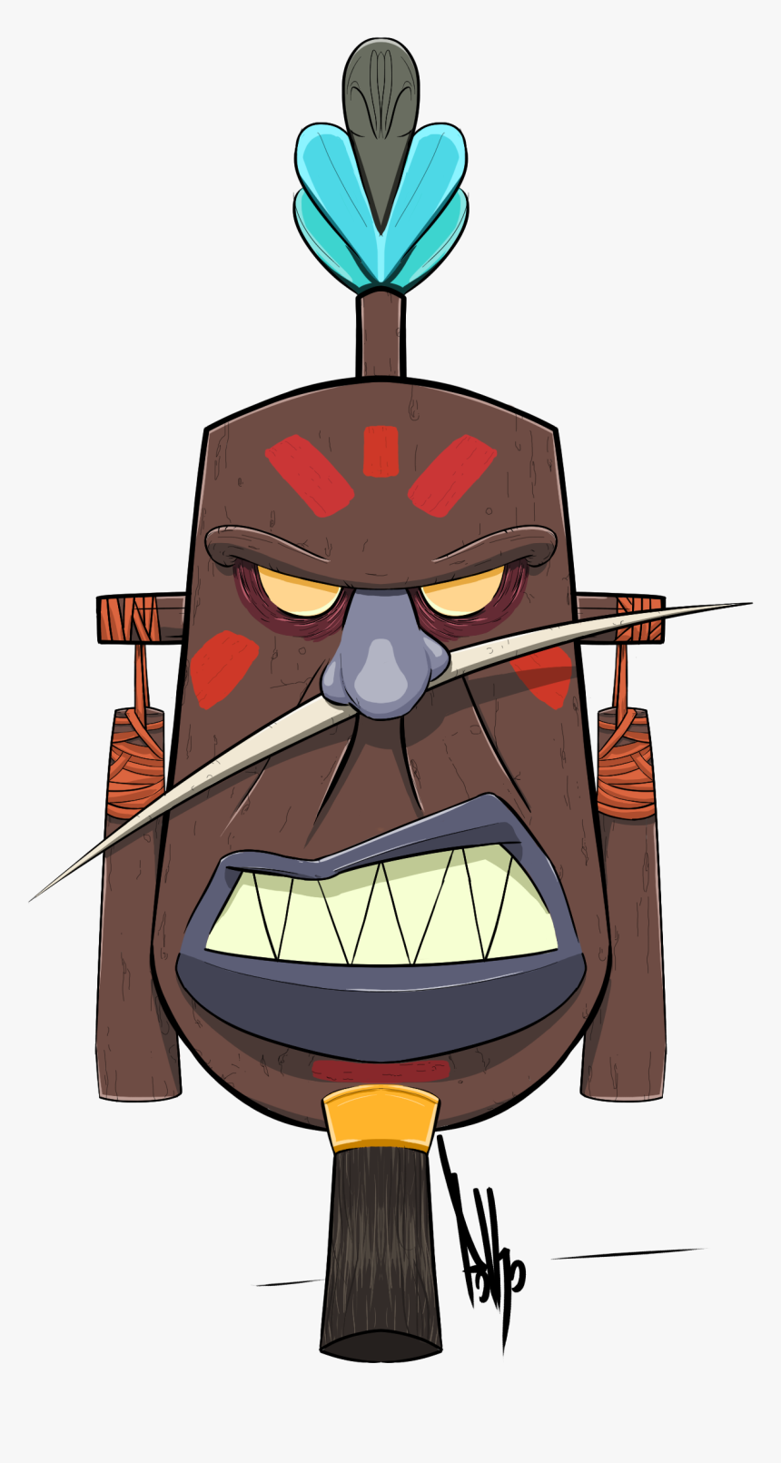 Witch Doctor Mask - Cartoon, HD Png Download, Free Download