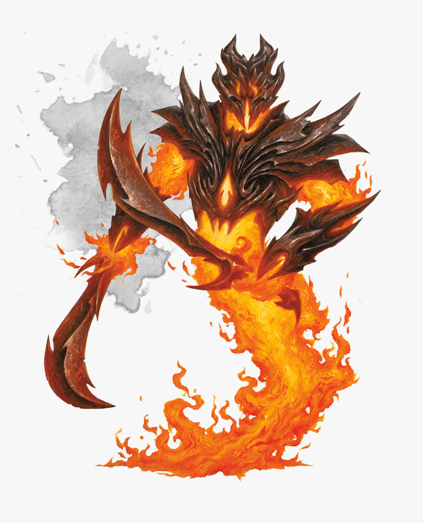 Fire Elemental Myrmidon Artwork - Fire Elemental Myrmidon 5e, HD Png Download, Free Download