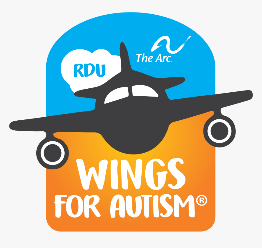 Wings For Autism Rdu Full Color - Wings For Autism Logo, HD Png Download, Free Download