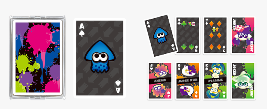 Splatoon Trump 01 [gear] Playing Card Set - 任天堂 スプラ トゥーン トランプ 01 スタンダード, HD Png Download, Free Download