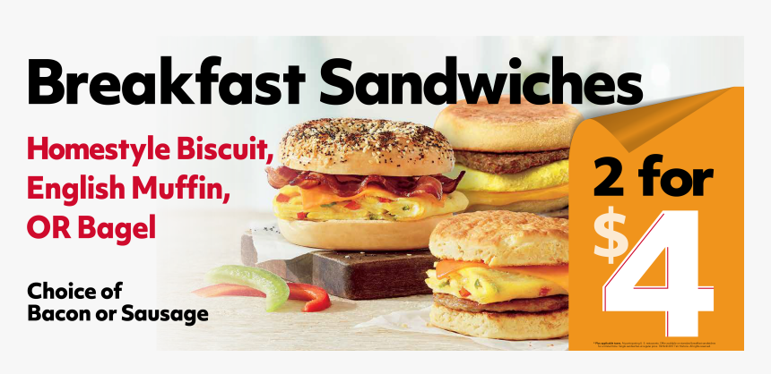 Tim Horton"s Breakfast Banner - Fast Food, HD Png Download, Free Download