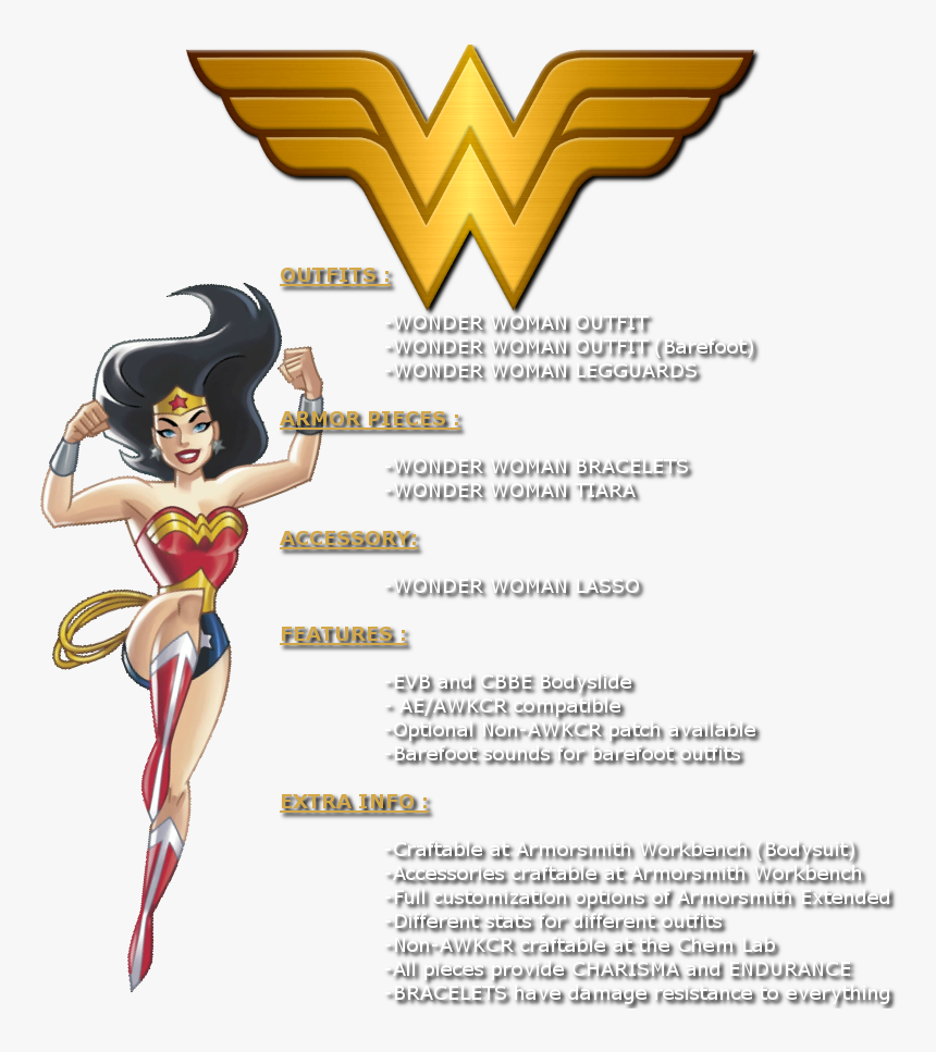 Wonder Woman - Transparent Wonder Woman Logo, HD Png Download, Free Download