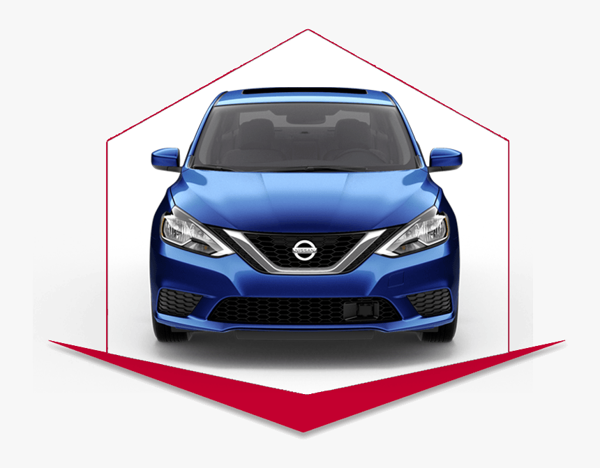 2019 Nissan Sentra In Red Chevron Hexagon - Nissan Sentra, HD Png Download, Free Download