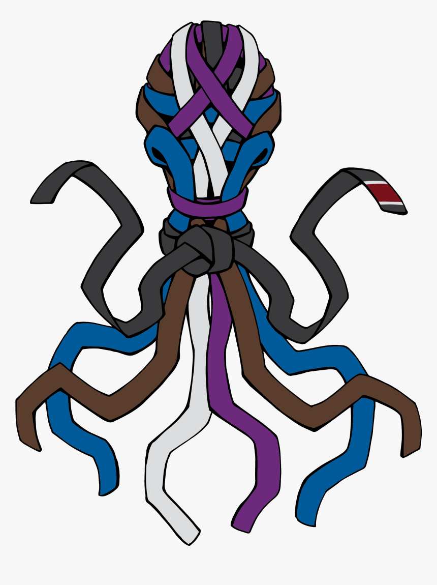 Bjj Open Mat Clipart , Png Download - Jiu Jitsu Octopus, Transparent Png, Free Download