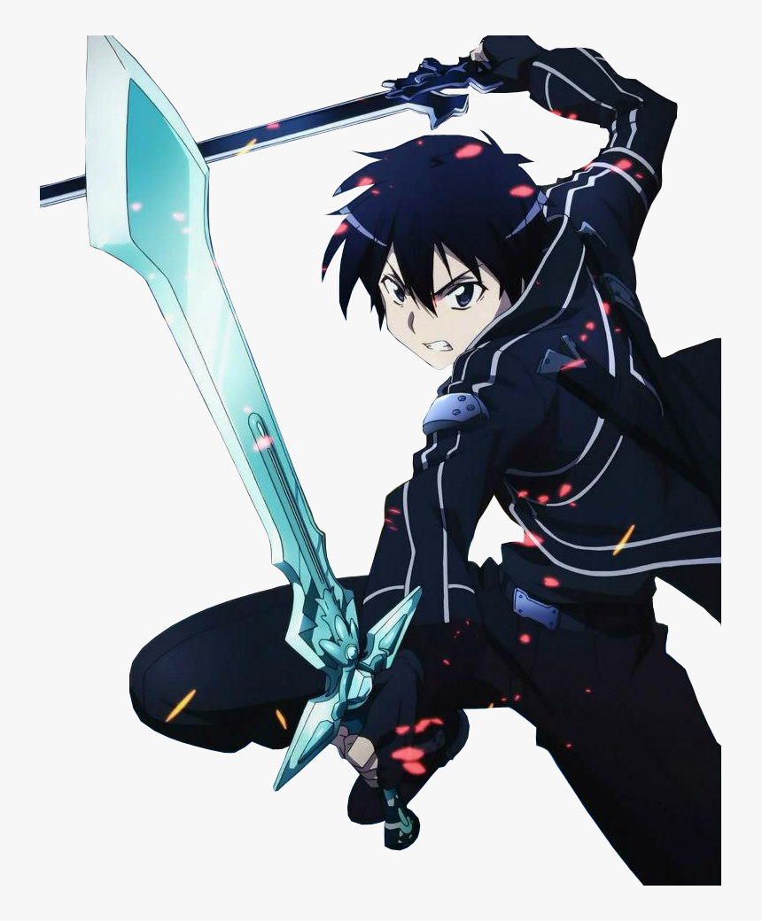 No Caption Provided - Kirito Sword Art Online, HD Png Download, Free Download