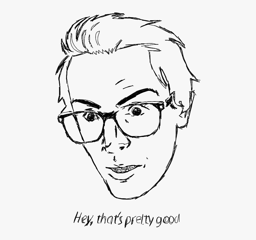 #heythatsprettygood #meme #idubbbz #despacito #cancer - Sketch, HD Png Download, Free Download