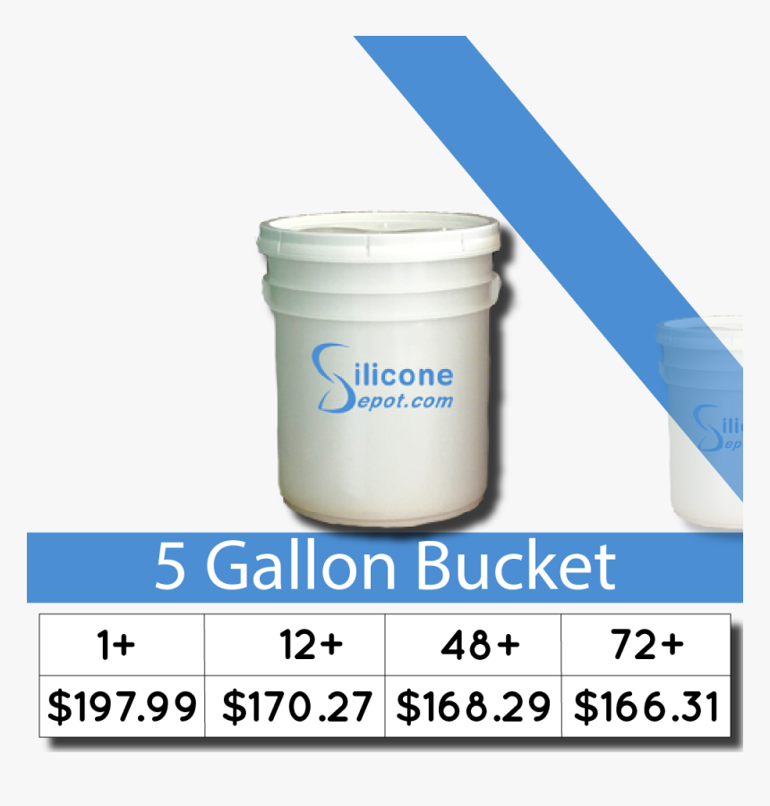 Transparent 5 Gallon Bucket Png - Plastic, Png Download, Free Download