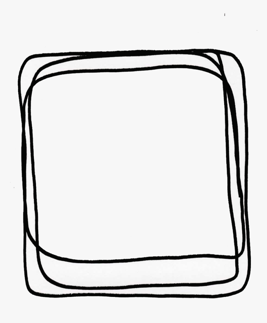 Line Art Clipart , Png Download - Square Drawing Frame Png, Transparent Png, Free Download