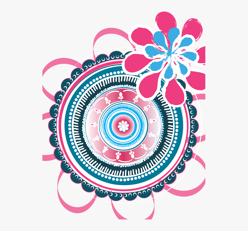 Mandala Flower Sacred Concentric Geometry - High Resolution Vector Design, HD Png Download, Free Download