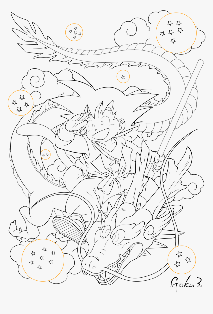 Shenlong Dibujo Para Colorear, HD Png Download, Free Download