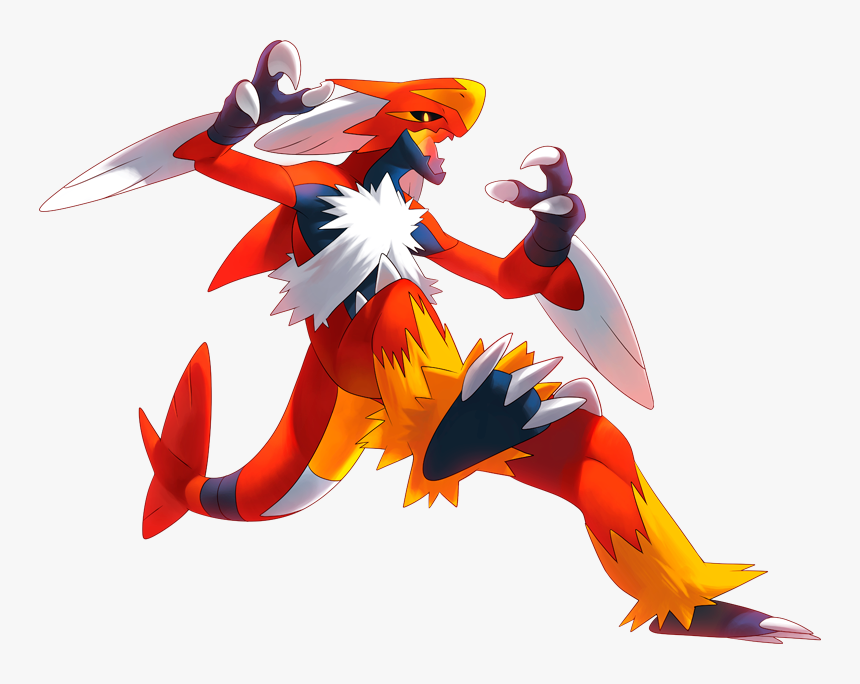 Blaziken Shiny Pokemon - Illustration, HD Png Download, Free Download