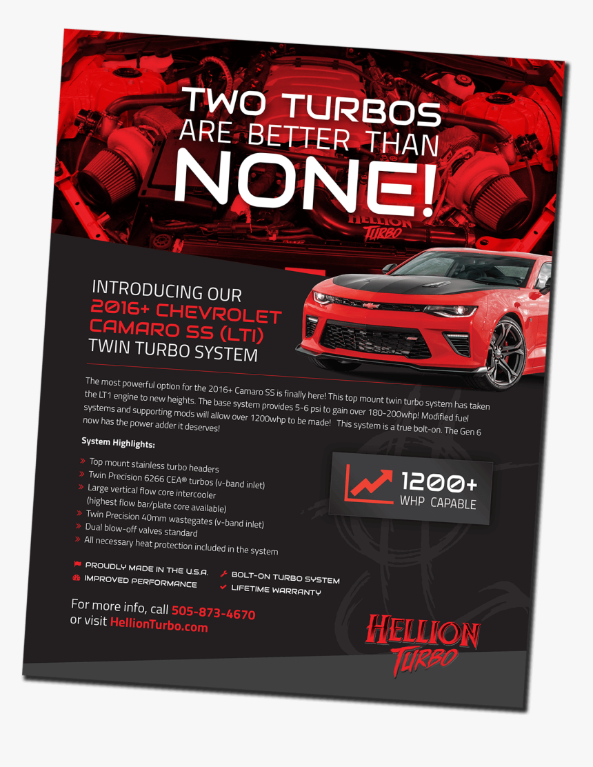 Hellion Turbo Flyer - Tờ Rơi Quảng Cáo Xe Oto, HD Png Download, Free Download