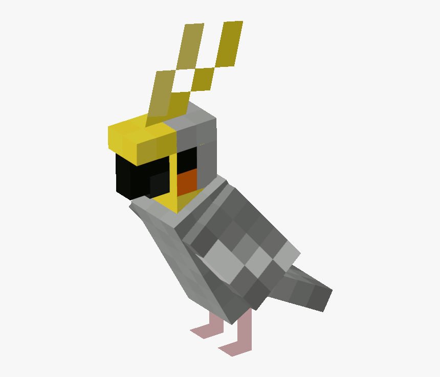 550px Cockatiel Minecraft Parrot Png Transparent Png Kindpng