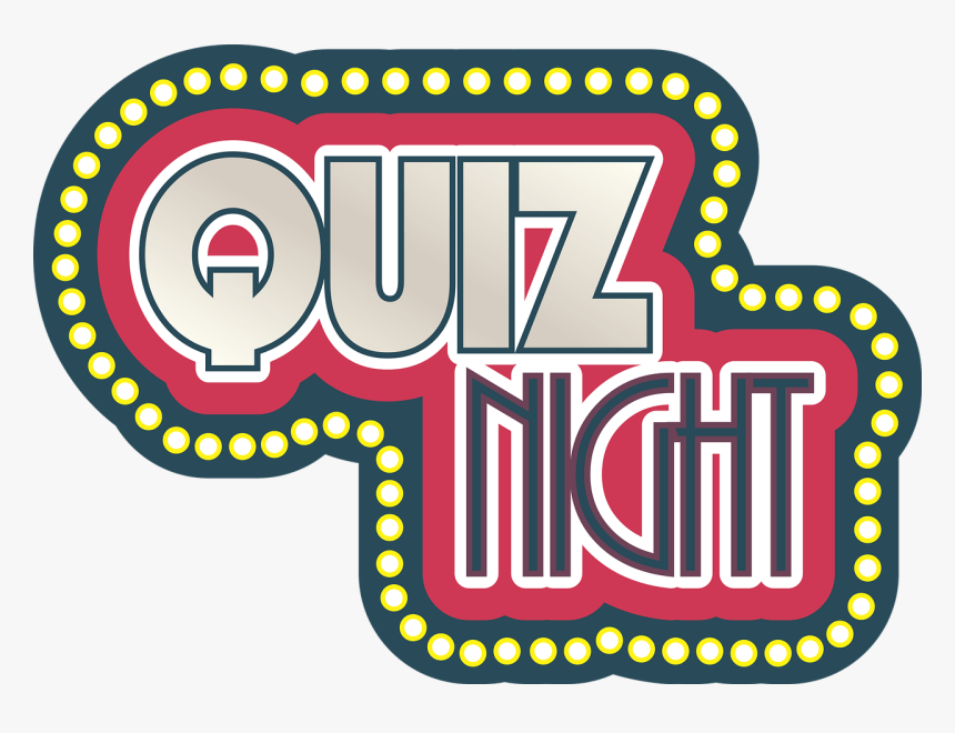 Quiz, Night, Quiz Night, Lights, Text, Sign, Signage - Quiz Night Png, Transparent Png, Free Download