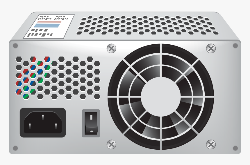 Standard Computer Power Supply Png Clipart, Transparent Png, Free Download