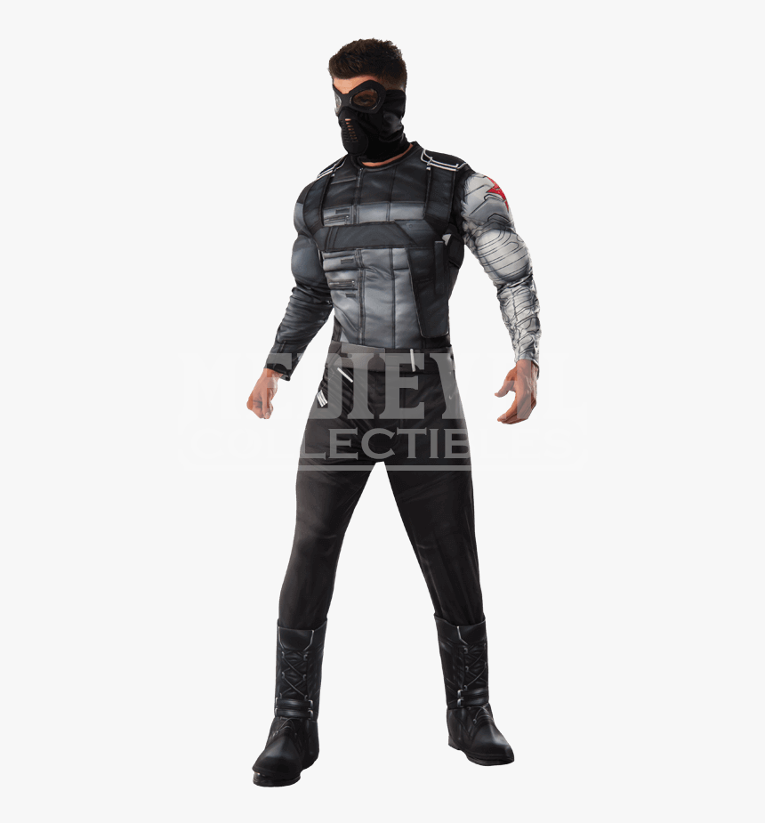 Adult Civil War Deluxe Winter Soldier Costume, HD Png Download, Free Download