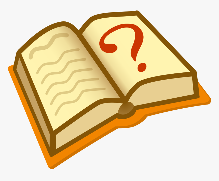 Book Question Mark Png, Transparent Png, Free Download