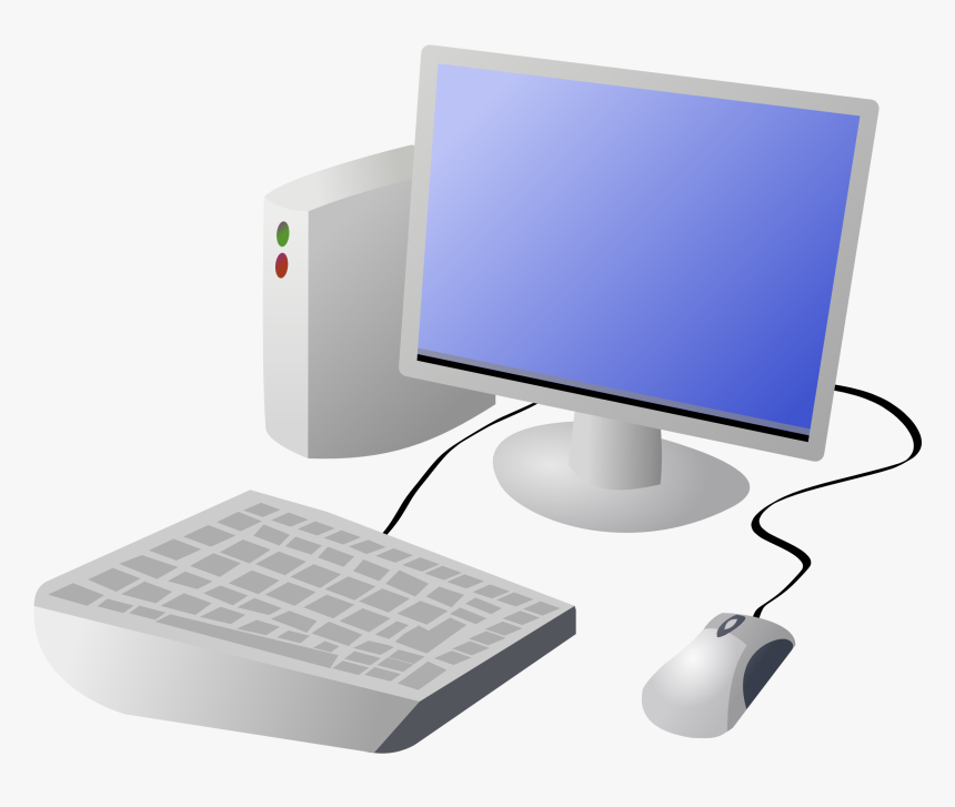 Personal Computer,output Device,desktop Computer,computer - Computer Clipart Transparent Background, HD Png Download, Free Download
