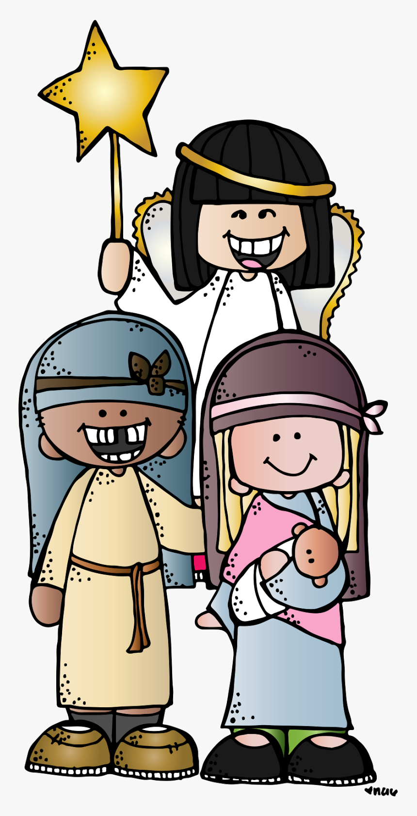 Nativity Clipart Melonheadz, HD Png Download, Free Download