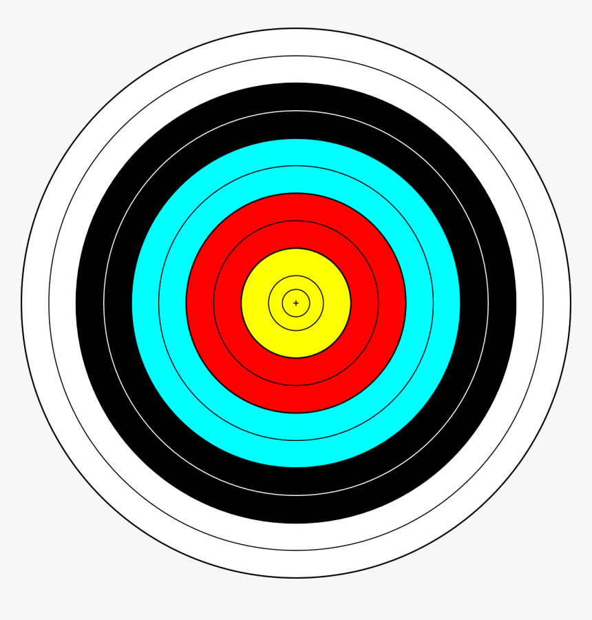 Archery Target Png, Transparent Png, Free Download