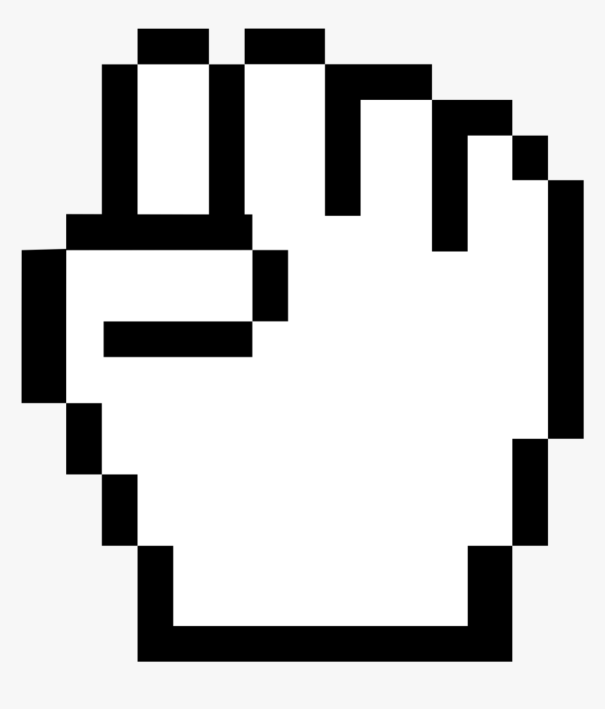 Mouse Pointer Fist Clip Arts - Hand Cursor, HD Png Download, Free Download